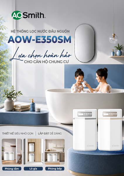 Hệ thống lọc nước đầu nguồn A.O. Smith AOW-E350SM